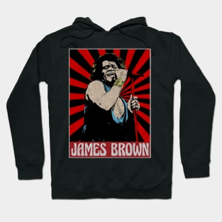 Vintage James Brown 1980s Pop Art Hoodie